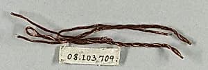 Tinsel and metal thread by Unknown Artist
