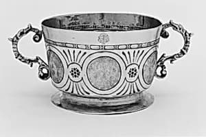 Two-handled bowl by T. G., London