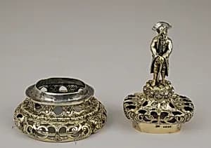 Vase mounts (one of a pair) by L.H.R., London
