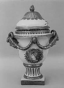 Vase (part of a garniture) by Fürstenberg Porcelain Manufactory