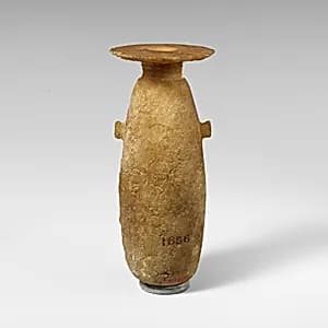 Alabaster alabastron (perfume vase) by Unknown Artist