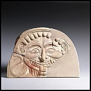 Antefix, head of Medusa by Unknown Artist