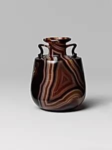 Banded agate amphoriskos (perfume bottle) by Unknown Artist