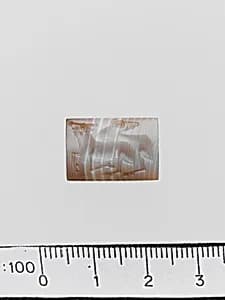 Banded agate cushion-shaped seal by Unknown Artist