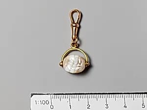 Banded agate scarab by Unknown Artist
