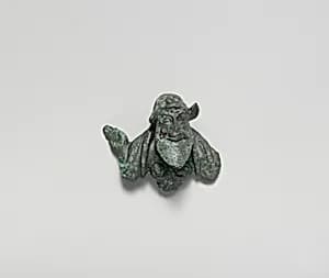 Bronze attachment with satyr head by Unknown Artist