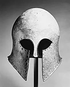 Bronze helmet of Corinthian type by Unknown Artist