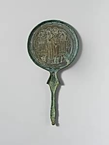 Bronze mirror by Unknown Artist