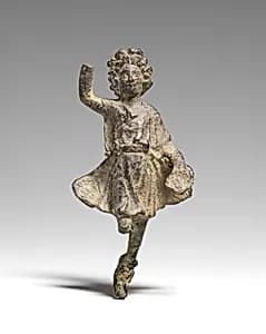 Bronze statuette of a Lar by Unknown Artist