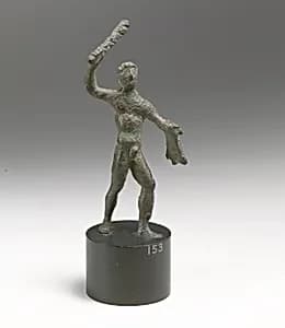 Bronze statuette of Herakles by Unknown Artist