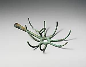 Bronze torch-holder by Unknown Artist