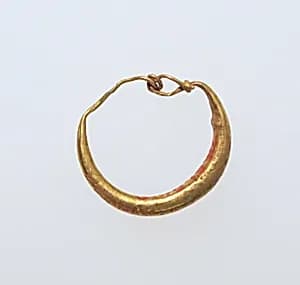 Earring-loop type, plain by Unknown Artist
