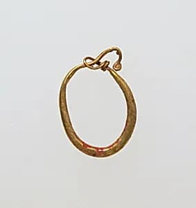 Earring-loop type, plain by Unknown Artist