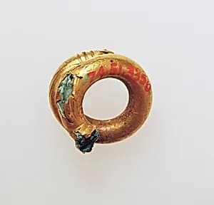 Earring or spiral by Unknown Artist