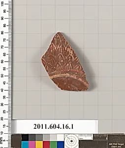Fragment of a terracotta bowl by Unknown Artist