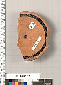 Fragment of a terracotta kylix by Unknown Artist