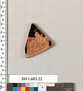Fragment of a terracotta kylix by Unknown Artist