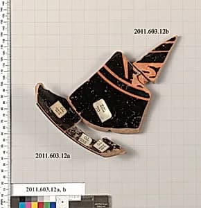 Fragments of a terracotta kylix by Unknown Artist