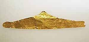 Frontlet of gold leaf by Unknown Artist