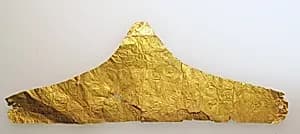 Frontlet of gold leaf by Unknown Artist