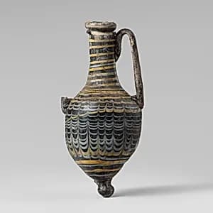 Glass amphoriskos (perfume bottle) by Unknown Artist