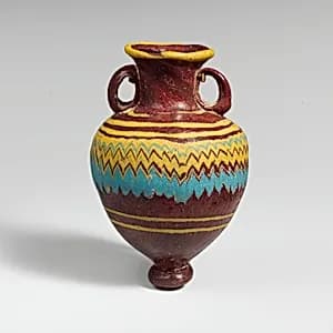 Glass amphoriskos (perfume bottle) by Unknown Artist
