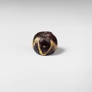 Glass bead by Unknown Artist