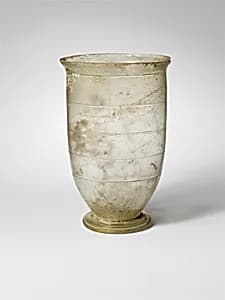 Glass beaker by Unknown Artist