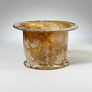 Glass cup by Unknown Artist