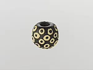 Glass eye bead by Unknown Artist