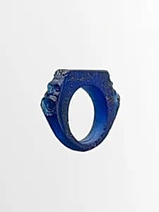 Glass finger ring by Unknown Artist
