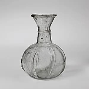 Glass flask by Unknown Artist