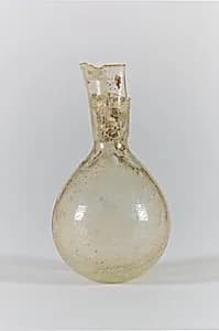 Glass flask by Unknown Artist