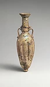 Glass flask by Unknown Artist