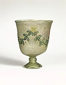 Glass goblet by Unknown Artist