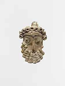 Glass head pendant by Unknown Artist