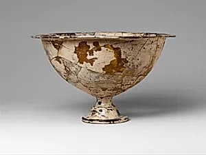 Glass krater (mixing bowl) by Unknown Artist