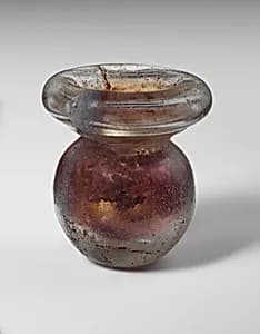Glass miniature jar by Unknown Artist