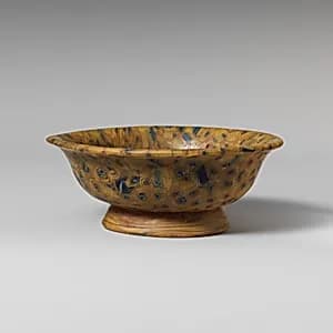 Glass mosaic bowl by Unknown Artist