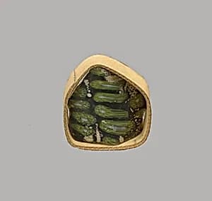 Glass mosaic bowl fragment by Unknown Artist