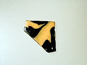 Glass mosaic bowl fragment by Unknown Artist