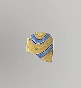 Glass mosaic bowl fragment by Unknown Artist