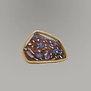Glass mosaic bowl fragment by Unknown Artist