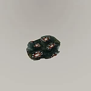 Glass mosaic bowl fragment by Unknown Artist