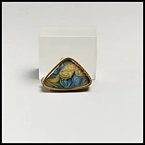 Glass mosaic bowl fragment by Unknown Artist