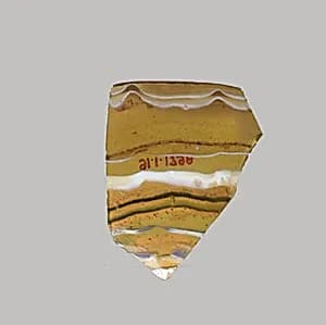 Glass mosaic bowl fragment by Unknown Artist