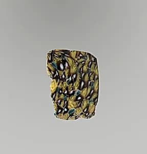 Glass mosaic bowl fragment by Unknown Artist