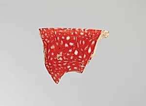 Glass mosaic carinated dish fragment by Unknown Artist