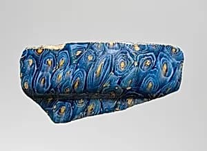 Glass mosaic carinated dish fragment by Unknown Artist