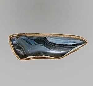 Glass mosaic dish fragment by Unknown Artist